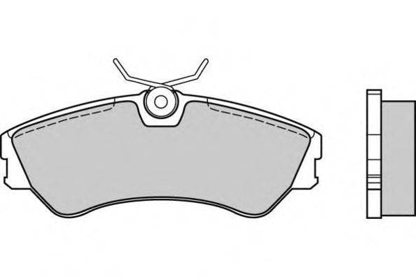Комплект тормозных колодок, дисковый тормоз AP LP668