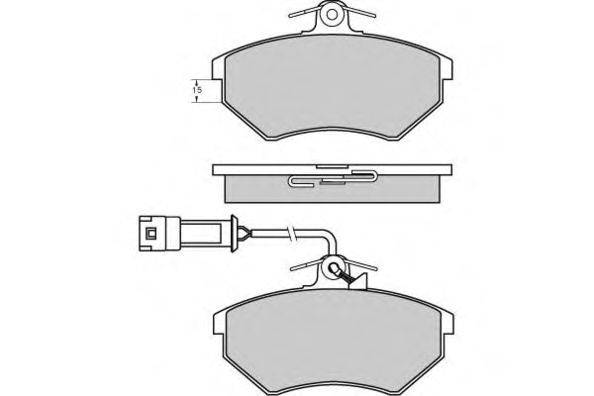 Комплект тормозных колодок, дисковый тормоз AP LP901