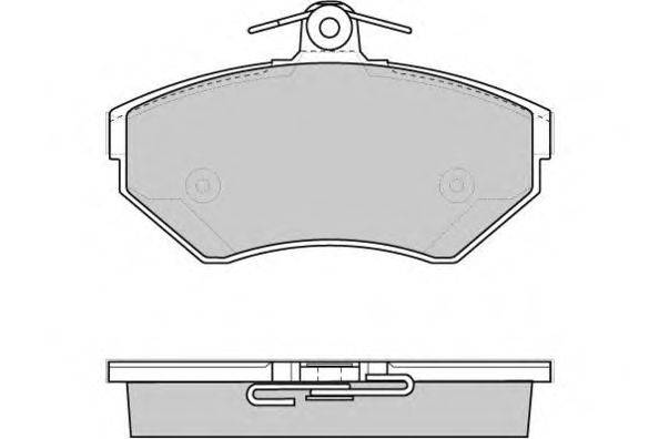 Комплект тормозных колодок, дисковый тормоз E.T.F. 21945