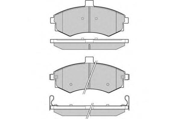 Комплект тормозных колодок, дисковый тормоз E.T.F. 24032
