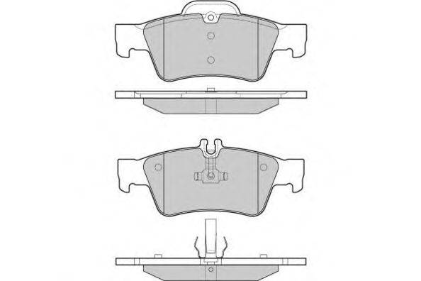 Комплект тормозных колодок, дисковый тормоз E.T.F. 12-1088