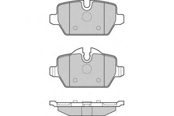 Комплект тормозных колодок, дисковый тормоз E.T.F. 121196