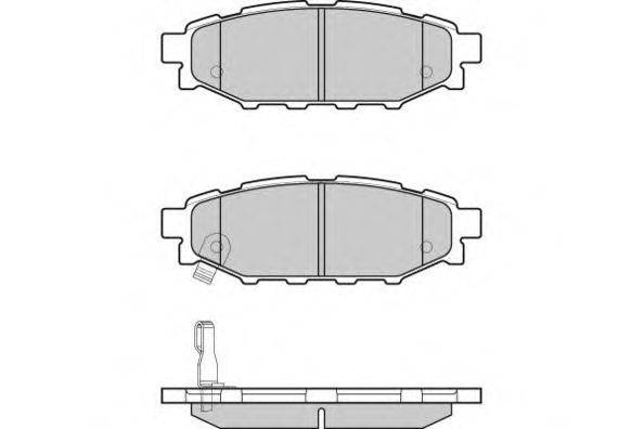 Комплект тормозных колодок, дисковый тормоз E.T.F. 12-1218