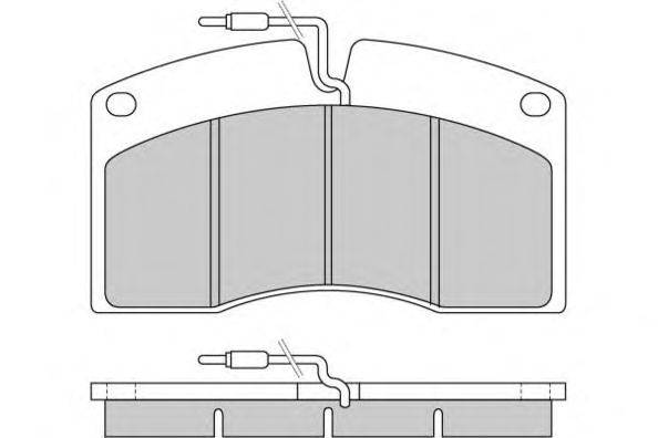Комплект тормозных колодок, дисковый тормоз E.T.F. 29072