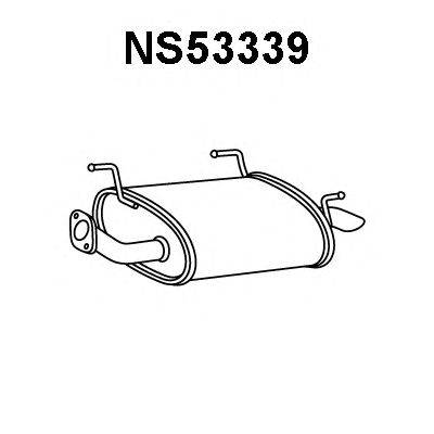 Глушитель выхлопных газов конечный VENEPORTE NS53339