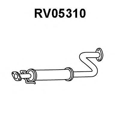 Предглушитель выхлопных газов VENEPORTE RV05310