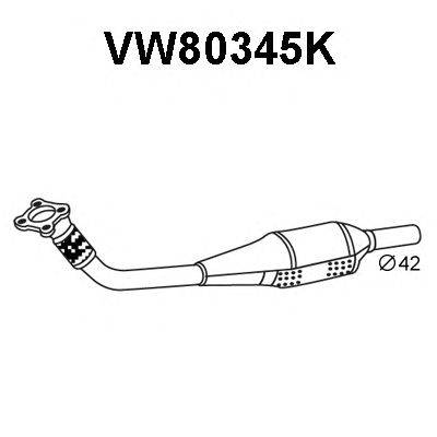 Катализатор VENEPORTE VW80345K