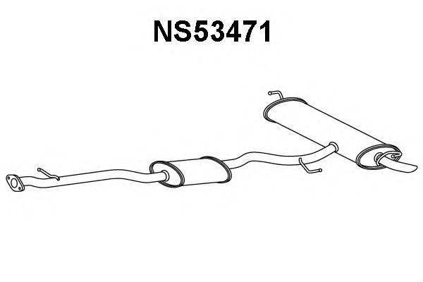 Глушитель выхлопных газов конечный VENEPORTE NS53471