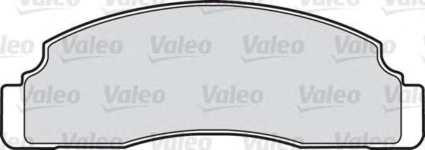 Комплект тормозных колодок, дисковый тормоз VALEO 598165