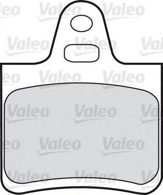 Комплект тормозных колодок, дисковый тормоз VALEO 598148