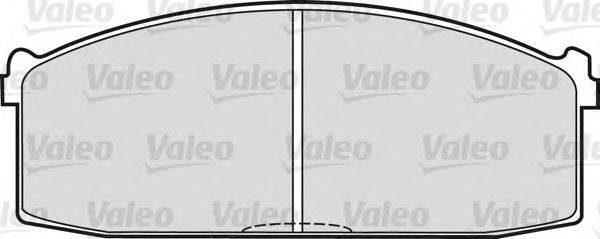 Комплект тормозных колодок, дисковый тормоз VALEO 540410