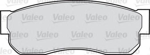 Комплект тормозных колодок, дисковый тормоз VALEO 20958