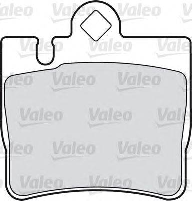 Комплект тормозных колодок, дисковый тормоз VALEO 23078