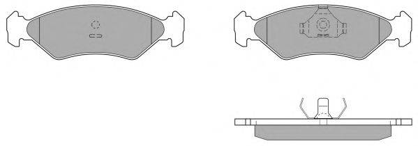 Комплект тормозных колодок, дисковый тормоз FREMAX FBP-0681