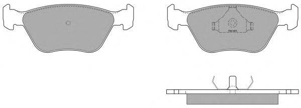 Комплект тормозных колодок, дисковый тормоз FREMAX FBP-1028
