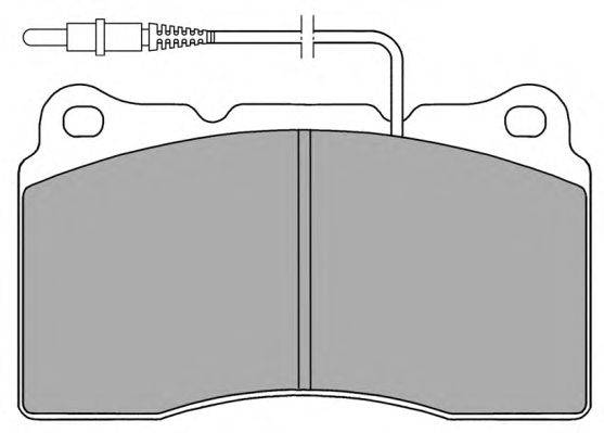 Комплект тормозных колодок, дисковый тормоз FREMAX FBP-1148-01