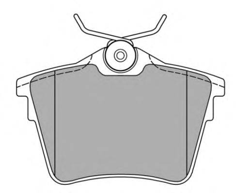 Комплект тормозных колодок, дисковый тормоз FREMAX FBP1409