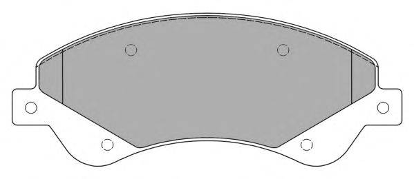 Комплект тормозных колодок, дисковый тормоз FREMAX FBP-1449