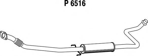 Труба выхлопного газа FENNO 6516