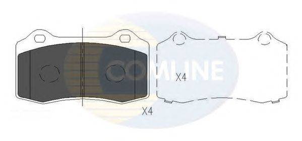 Комплект тормозных колодок, дисковый тормоз COMLINE CBP36065