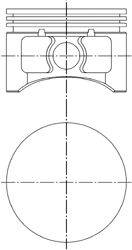 Поршень KOLBENSCHMIDT 94294610