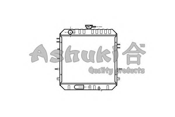 Радиатор, охлаждение двигателя ASHUKI C556-07
