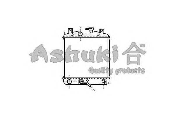 Радиатор, охлаждение двигателя ASHUKI D55114