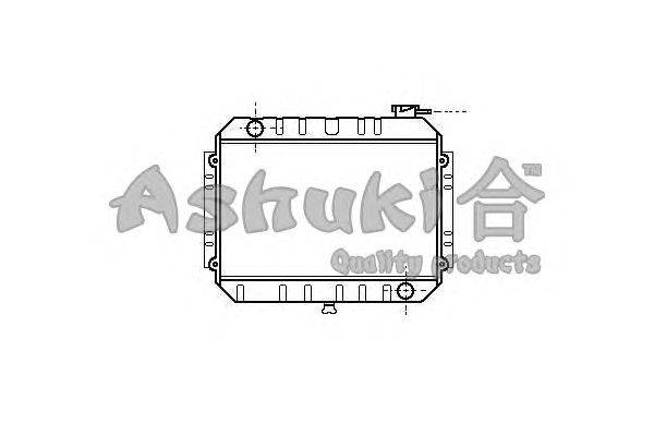 Радиатор, охлаждение двигателя ASHUKI M55982