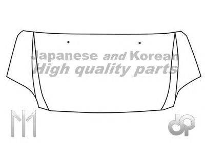 Капот двигателя ASHUKI 5256660