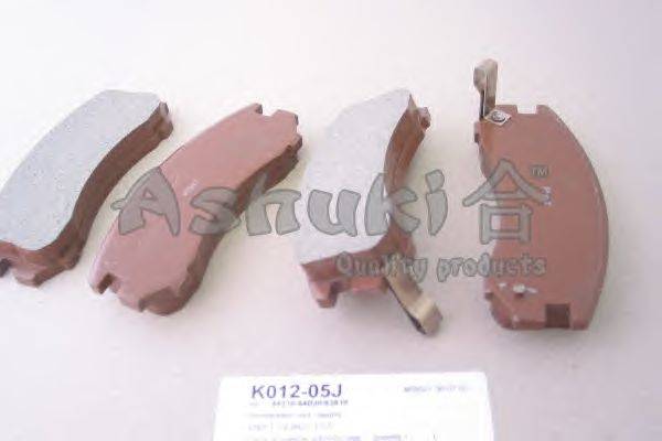 Комплект тормозных колодок, дисковый тормоз ASHUKI K012-05J