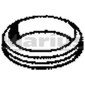 Уплотнительное кольцо, труба выхлопного газа KLARIUS 410317