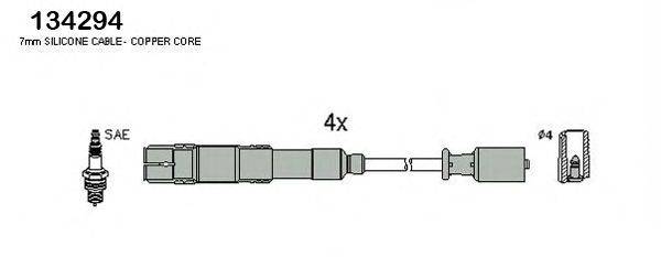 Комплект проводов зажигания HÜCO 134294