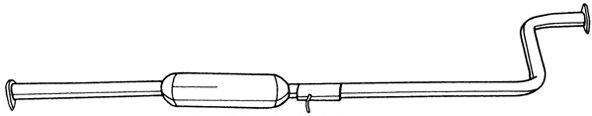 Средний глушитель выхлопных газов SIGAM 23421