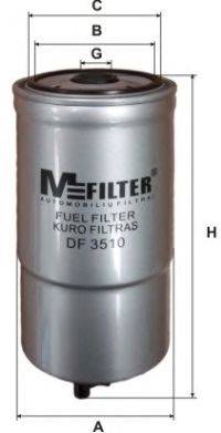 Топливный фильтр MFILTER DF3510