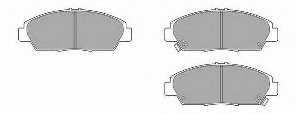 Комплект тормозных колодок, дисковый тормоз SIMER 21879