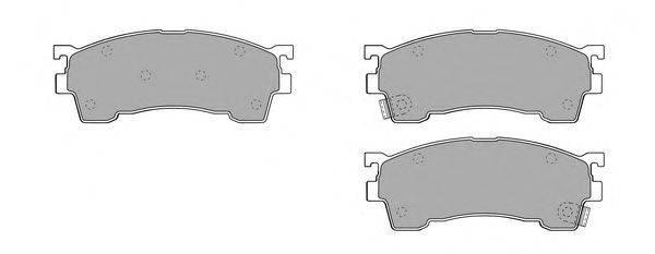 Комплект тормозных колодок, дисковый тормоз SIMER 7891