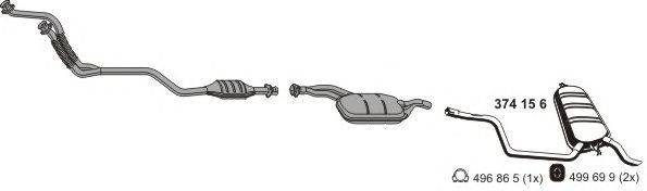 Система выпуска ОГ ERNST 040076