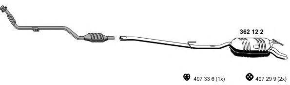 Система выпуска ОГ ERNST 040362