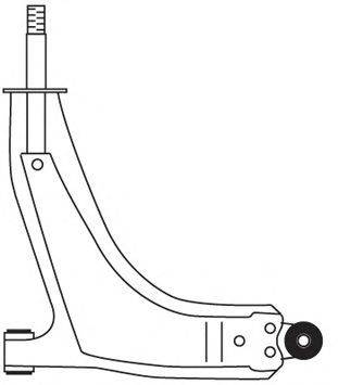 Рычаг независимой подвески колеса, подвеска колеса FRAP 3257