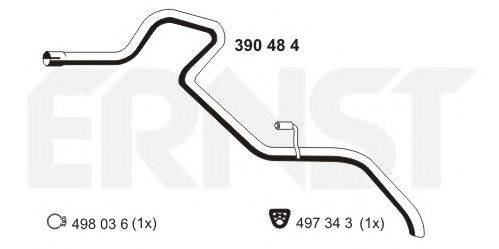 Труба выхлопного газа ERNST 390484