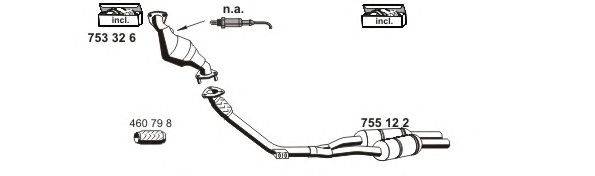 Система выпуска ОГ ERNST 010440