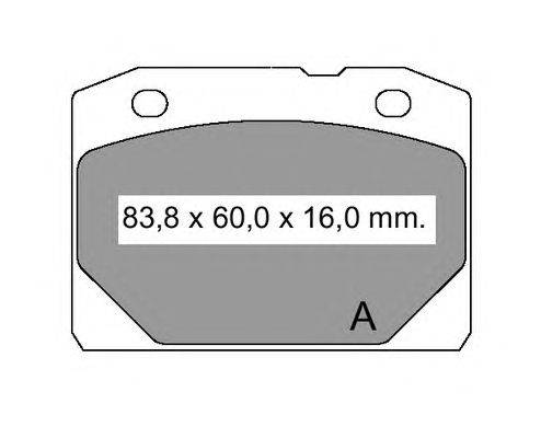Комплект тормозных колодок, дисковый тормоз VEMA 831000