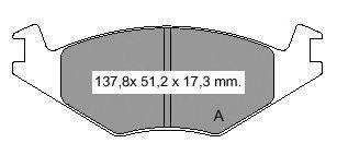 Комплект тормозных колодок, дисковый тормоз VEMA 832920