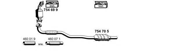 Система выпуска ОГ ERNST 050765