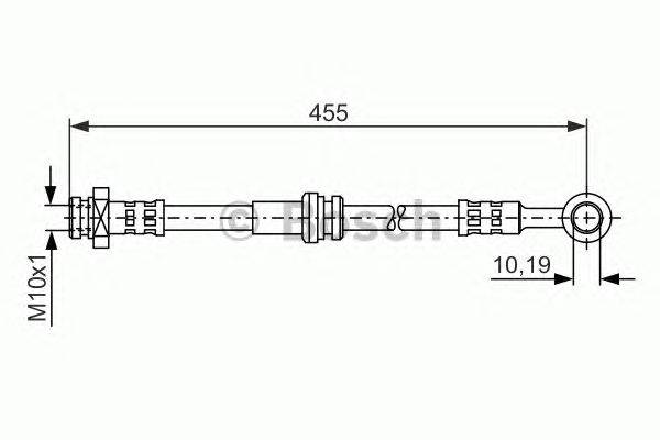 Тормозной шланг BOSCH 1 987 476 936