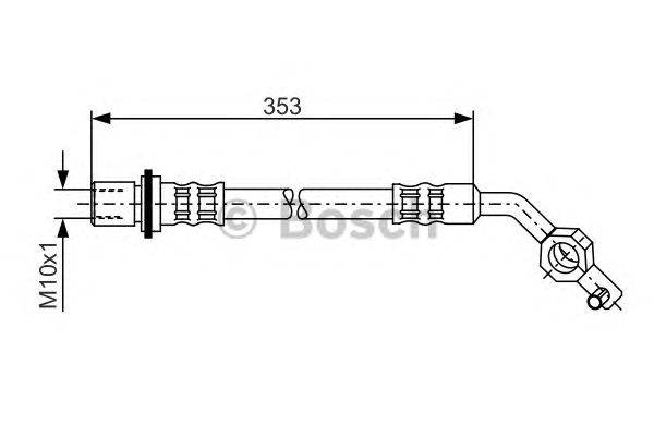 Тормозной шланг CF GOMMA 511434