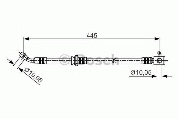 Тормозной шланг BOSCH 1 987 481 263