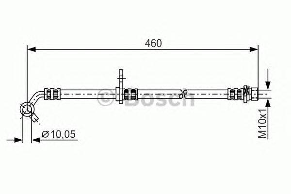 Тормозной шланг BOSCH 1987481309