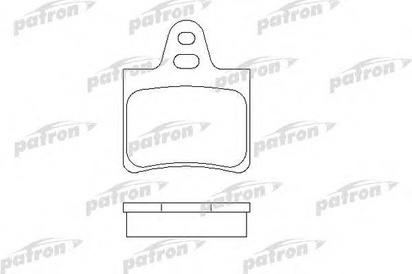 Комплект тормозных колодок, дисковый тормоз PATRON PBP615
