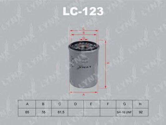 Масляный фильтр LYNXauto LC-123